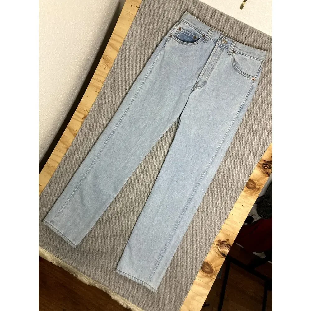 Vtg Levi's 501XX Jeans Men's 32X34 Light‎ Wash Fade USA Made Button Fly 95
